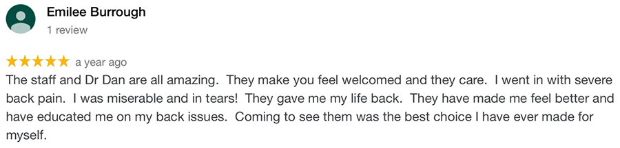 Chiropractic Allen TX Testimonial Emilee Chiropractic Allen TX Testimonial Emilee